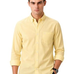 VENOM ADRO Shirts for Men | Premium Oxford Cotton Casual Shirt | Regular Fit Button-Down Collar | Full Sleeve | Stylish Office Wear | Smart Casuals for Men